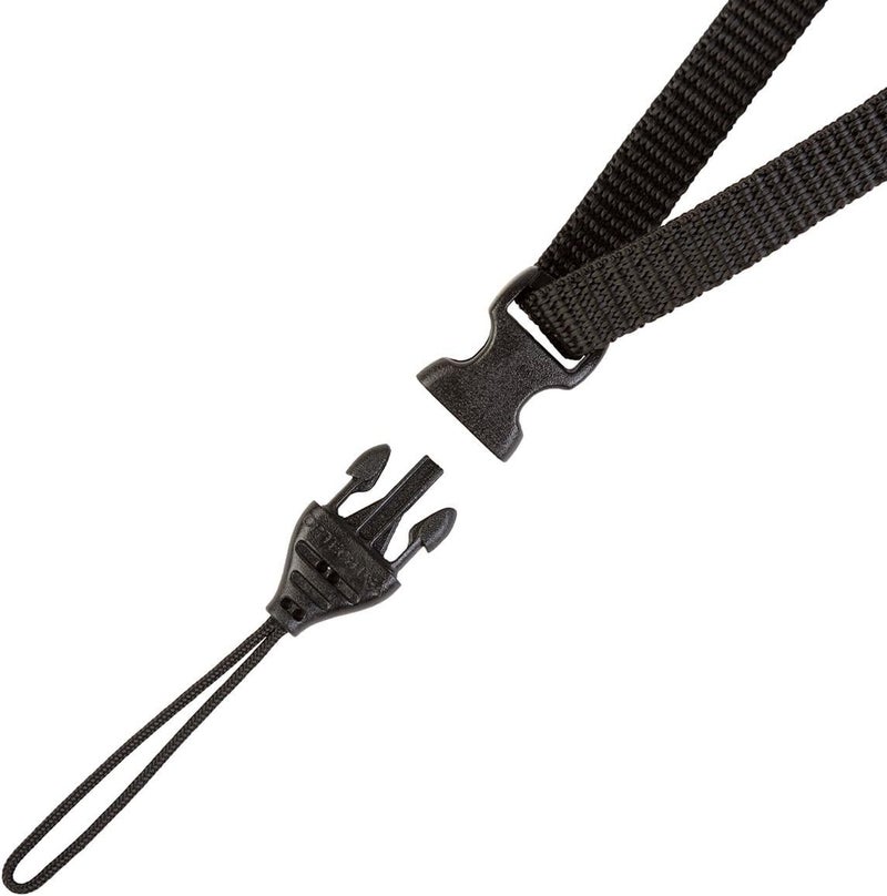OP/TECH USA Compact Sling - Neoprene Camera Sling for Small Point & Shoot Cameras - Camera Strap With Non-slip Backing with Mini Loop Connectors for SLR/DSLR Cameras - Black - Made in USA - Image 2